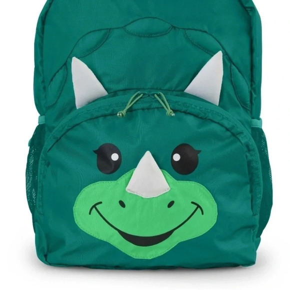 NWT Firefly! Outdoor Gear Chip the Dinosaur Kid's Backpack green 15 Liters unise - Picture 9 of 11